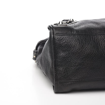 Balenciaga Chevre Silver Metallic Edge Hardware City Black 7 of 9