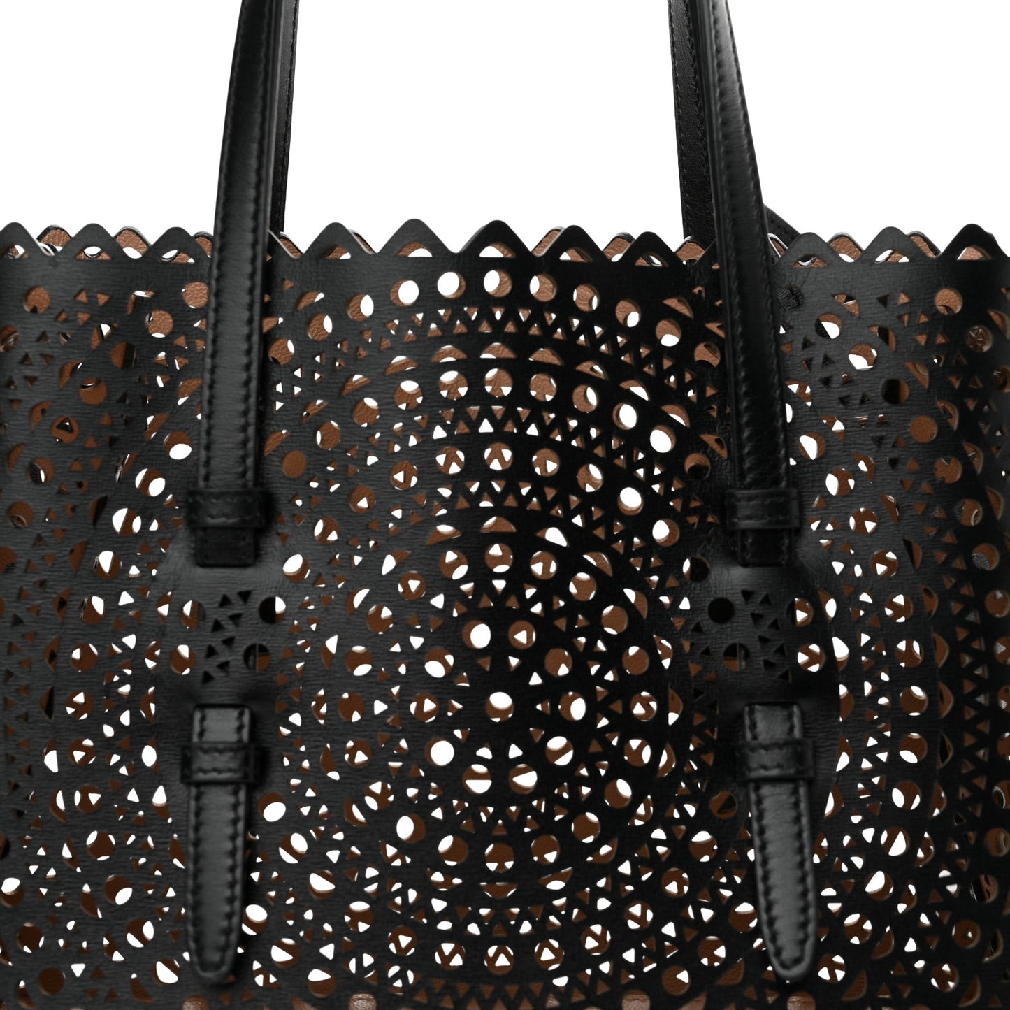 Lux Calfskin Vienne Mina 25 Bag Black