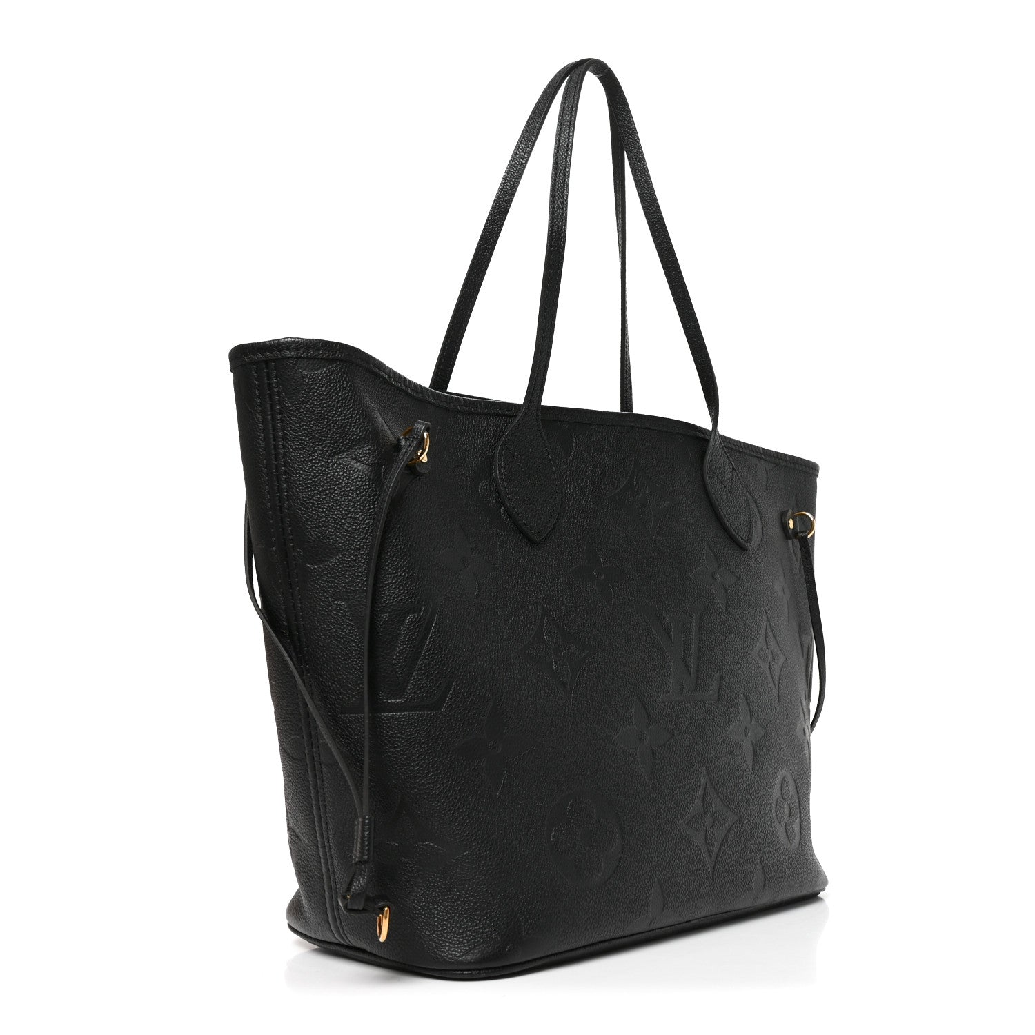 Louis Vuitton Empreinte Monogram Giant Neverfull MM Black 4 of 10