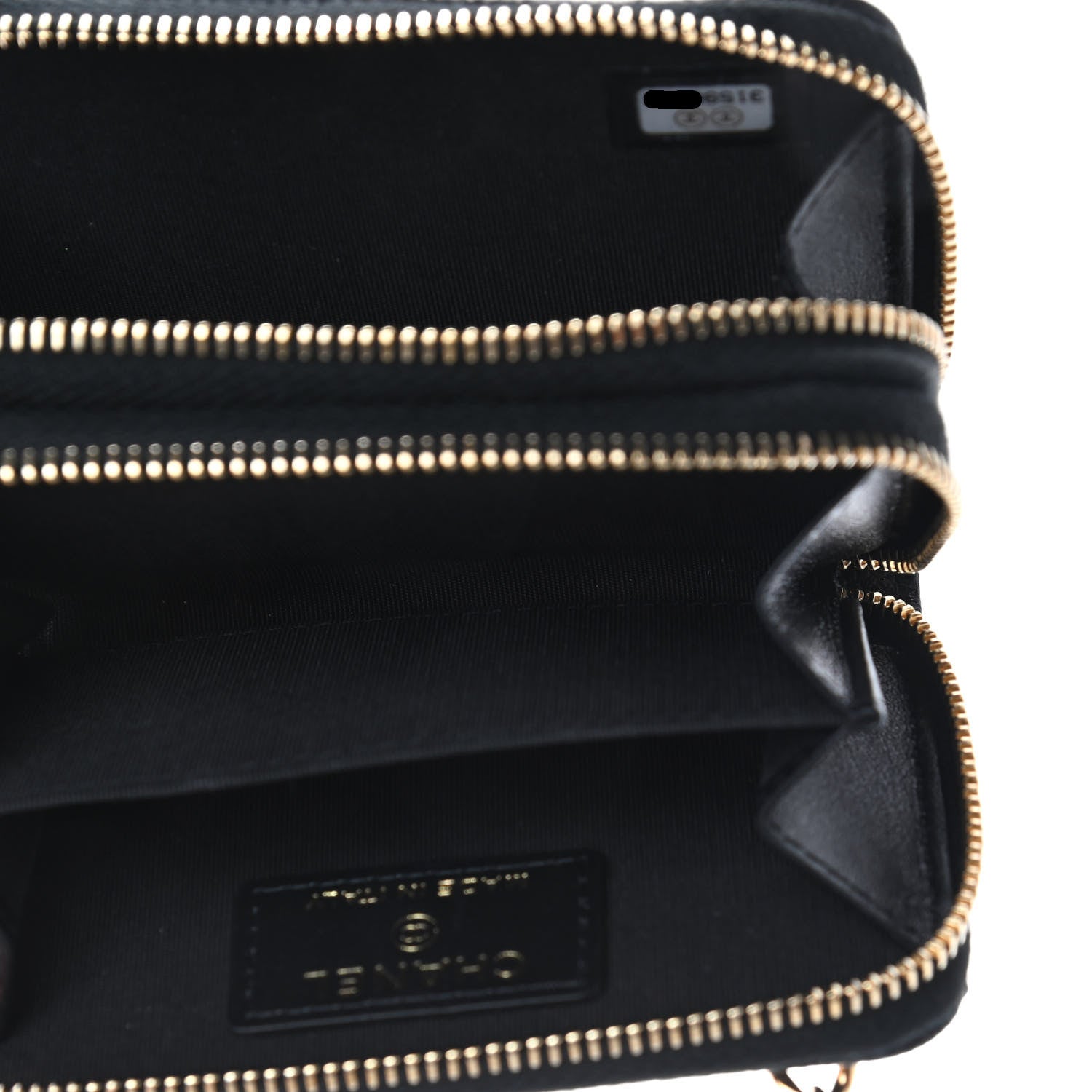 Chanel Caviar Quilted Miss Coco Clutch With Chain Bag Black 4 of 5