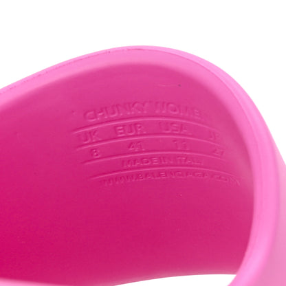 Balenciaga Rubber Chunky Platform Slide Sandals 41 Pink 8 of 8