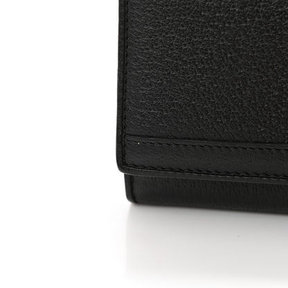 Gucci Dollar Calfskin Web Ophidia Wallet On Chain Black 11 of 14