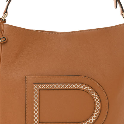 Delvaux Grained Calfskin Pin Surpique Bucket Vegetal Ivory 8 of 10