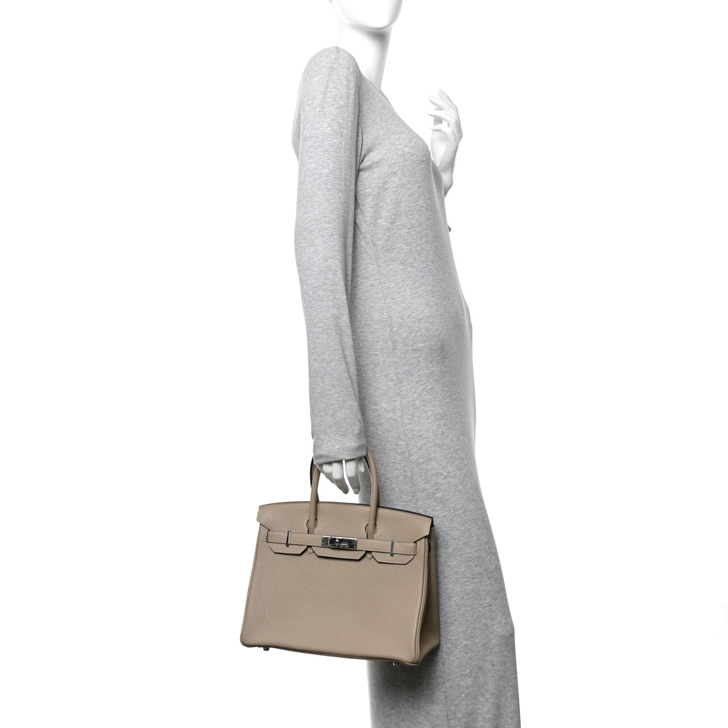 Togo BIRKIN 30 Gris Tourterelle