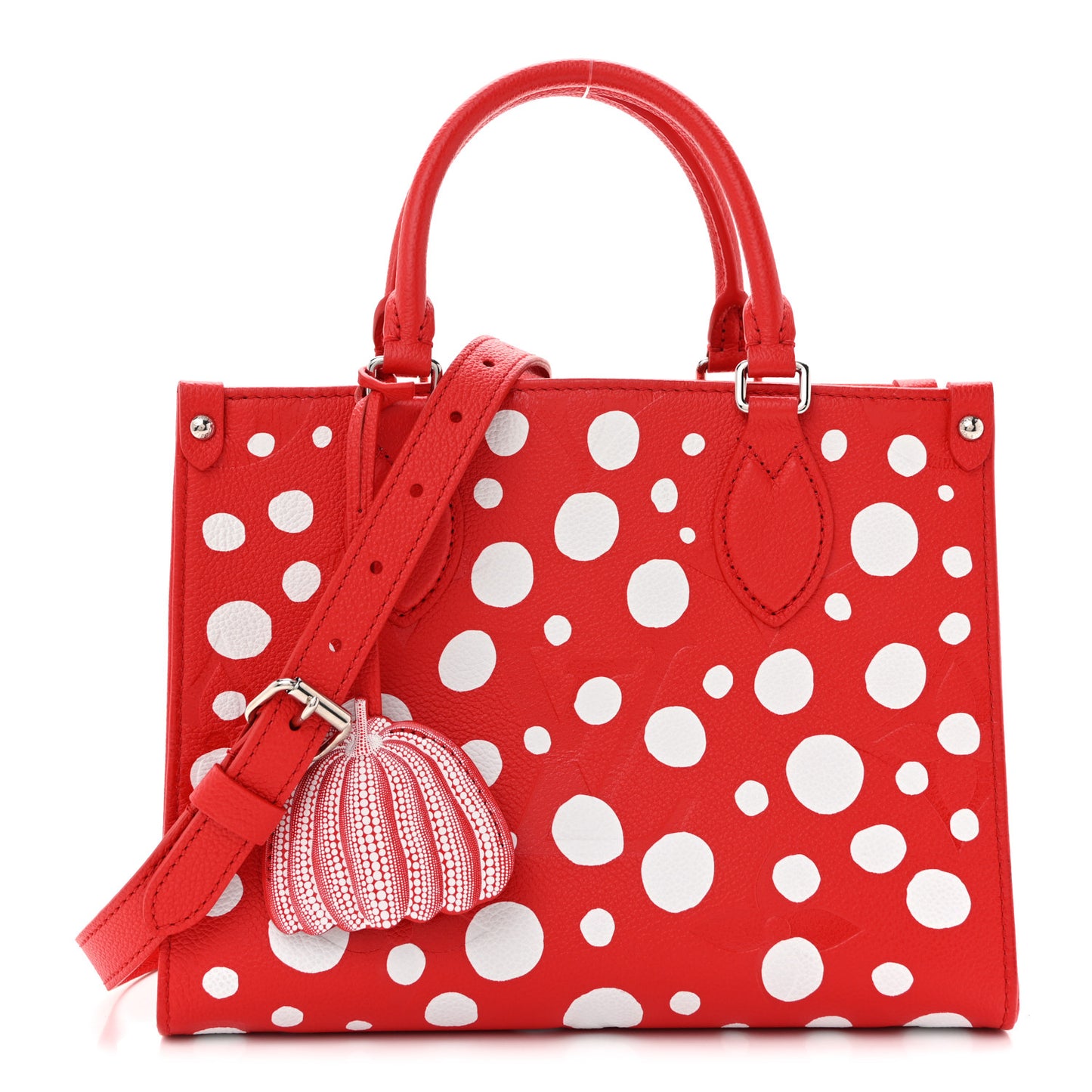 LV X YK Empreinte Infinity Dots Onthego PM Rogue White