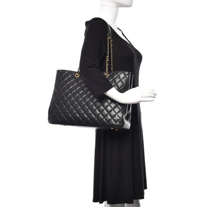 Chanel Caviar Quilted Large Shopping Tote Black 2 of 16