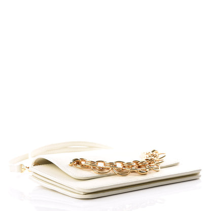 Chloe Calfskin Drew Bijou Clutch Natural White 3 of 10