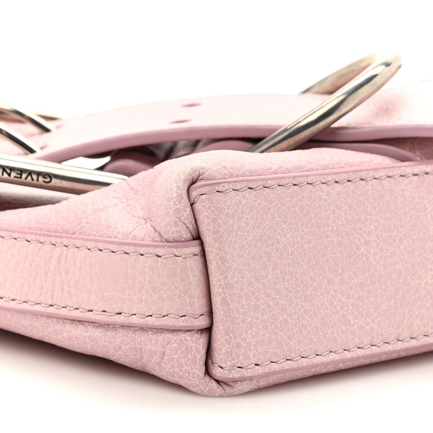Aged Calfskin Mini Voyou Boyfriend Party Bag Old Pink