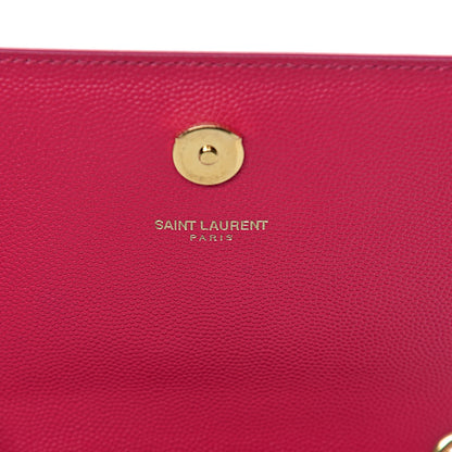 Saint Laurent Grain De Poudre Small Monogram Kate Satchel Bubblegum 6 of 11