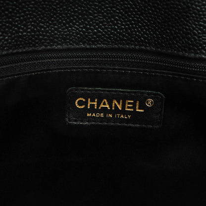 Chanel Caviar Quilted Grand Shopping Tote GST Black 6 of 7