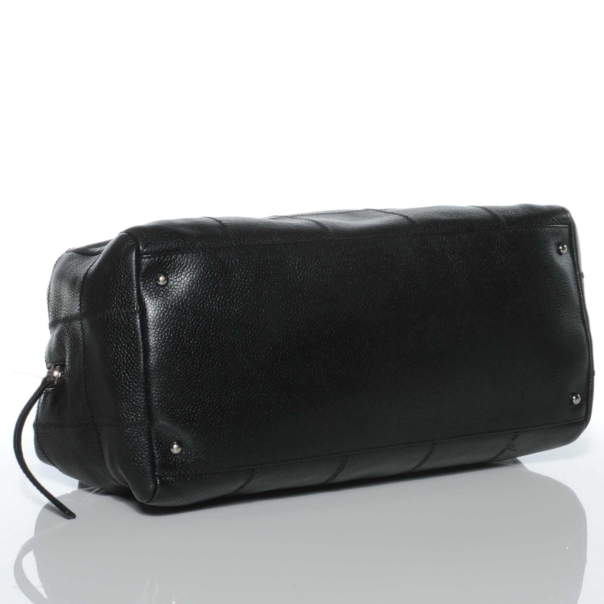 Chanel Caviar Square Stitched Tote Black 4 of 7