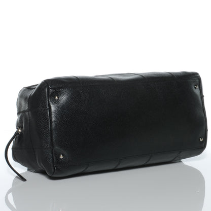 Chanel Caviar Square Stitched Tote Black 4 of 7