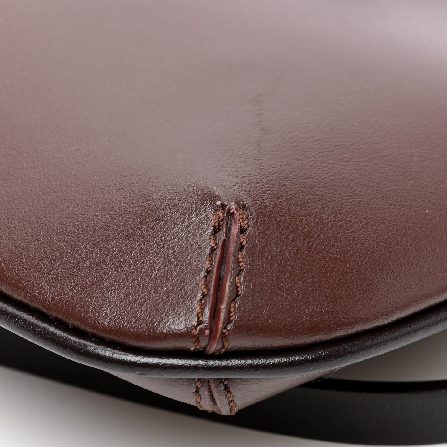 Smooth Calfskin Le Bisou Medium Brown