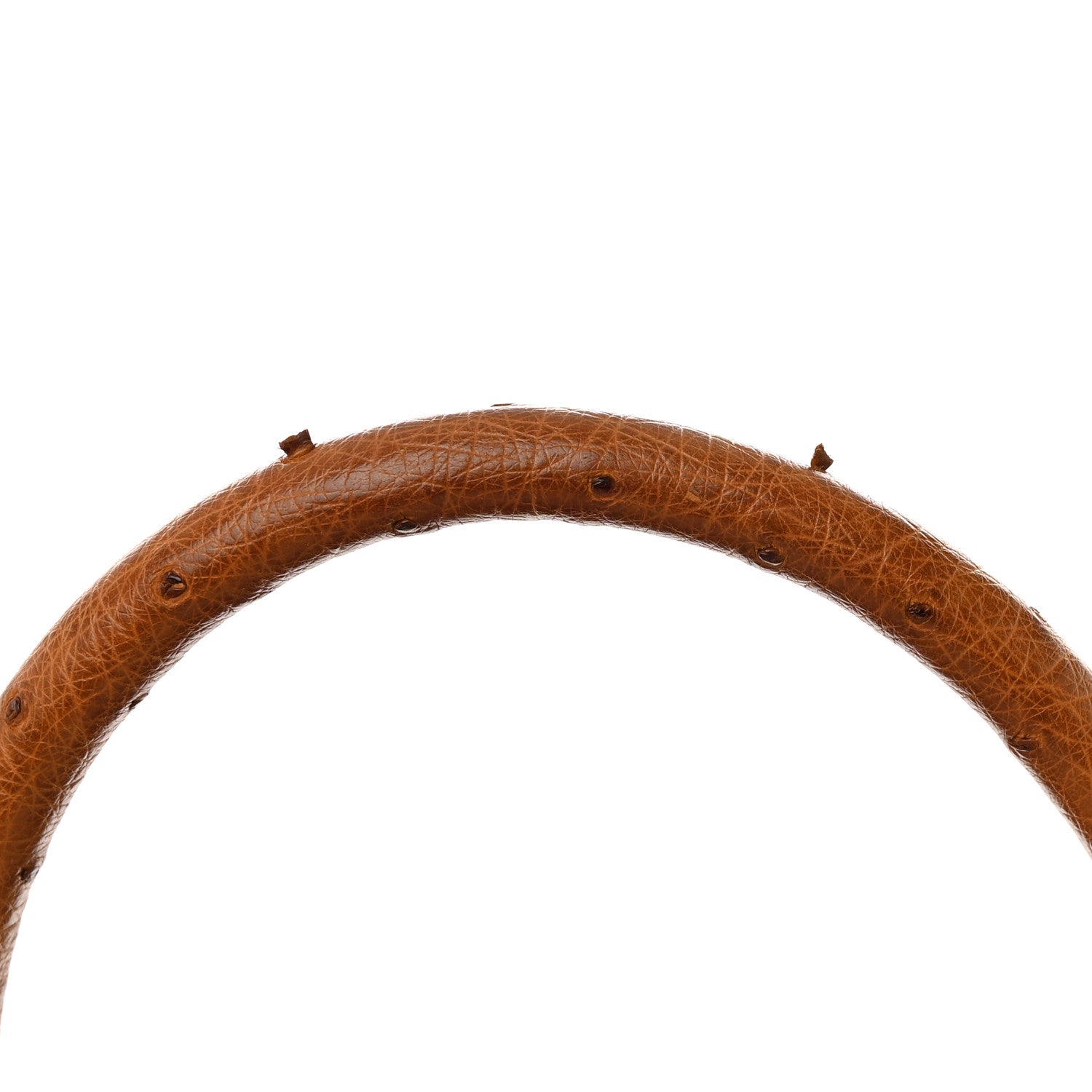 Prada Ostrich Large Galleria Double Zip Tote Cognac 12 of 16