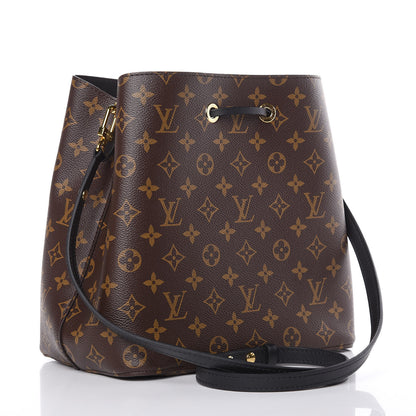 Louis Vuitton Monogram Neonoe MM Black 3 of 8