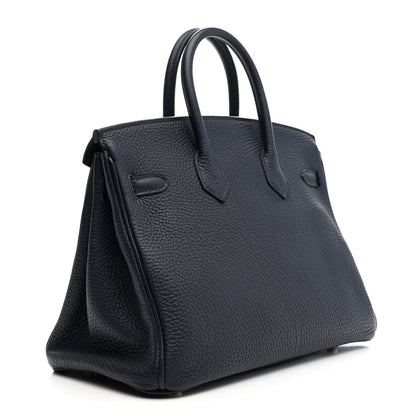 Hermes Togo Birkin 25 Bleu Nuit 6 of 21