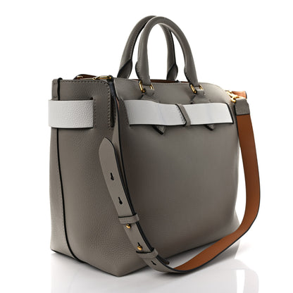 Burberry Soft Grain Calfskin Medium Belt Bag Mineral Grey 2 of 9