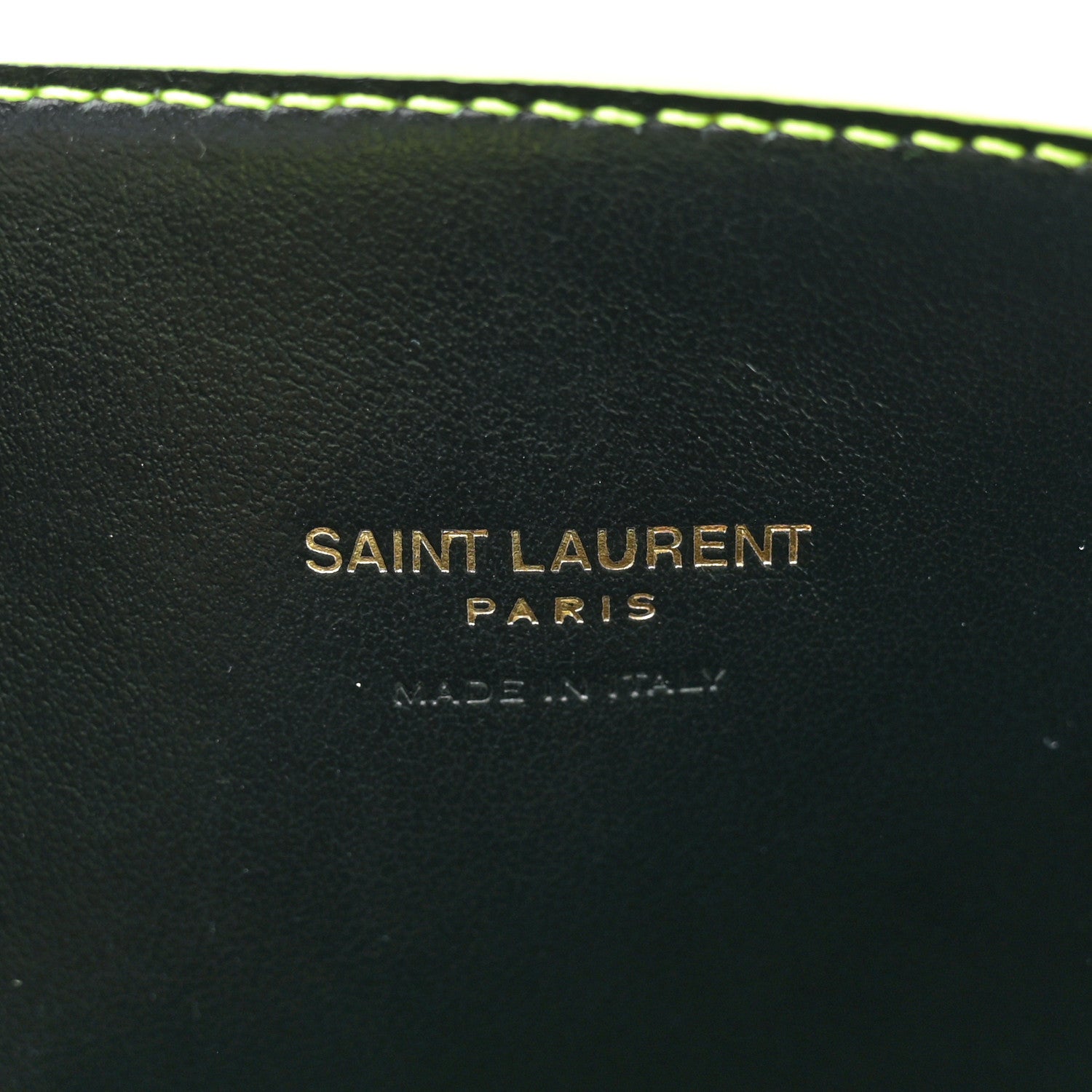 Saint Laurent Calfskin Nano Sac De Jour Neon Yellow 6 of 11