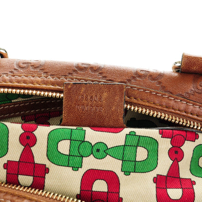 Gucci Guccissima Medium Joy Boston Brown 10 of 11
