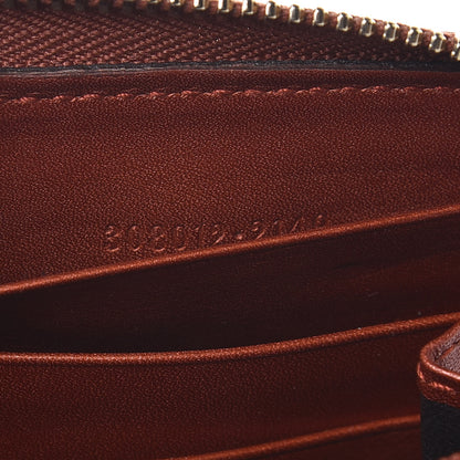 Gucci Metallic Microguccissima Sukey Zip Around Wallet Burnt Orange 8 of 9
