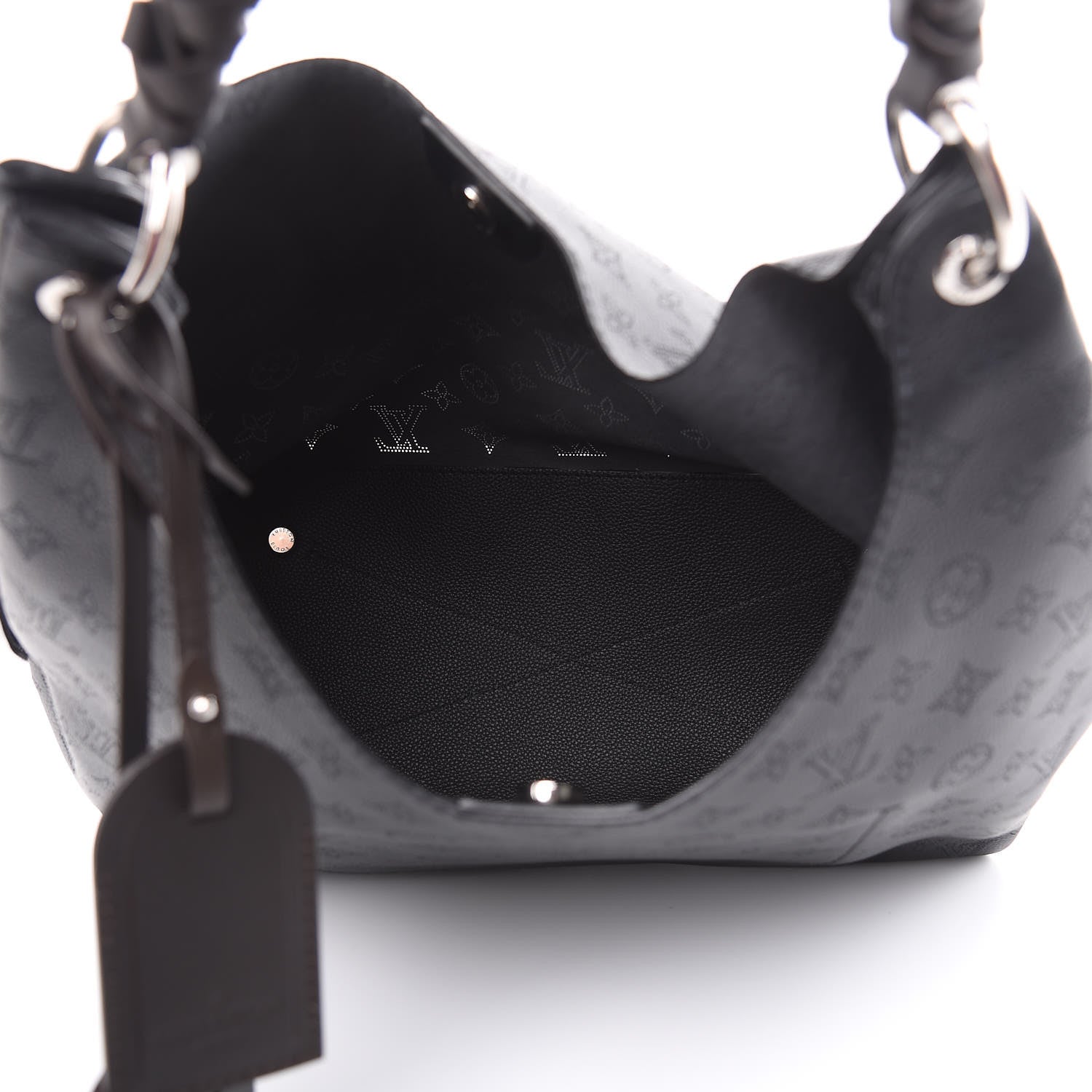Louis Vuitton Mahina Carmel Hobo Black 5 of 8