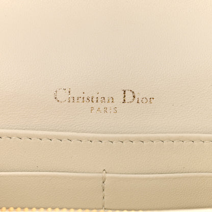 Christian Dior Lambskin Cannage Chain My Dior Daily Chain Pouch Latte 6 of 9