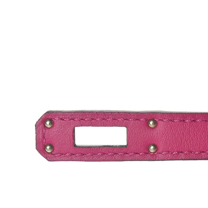 Hermes Swift Kelly Pochette Clutch Rose Pourpre 18 of 27