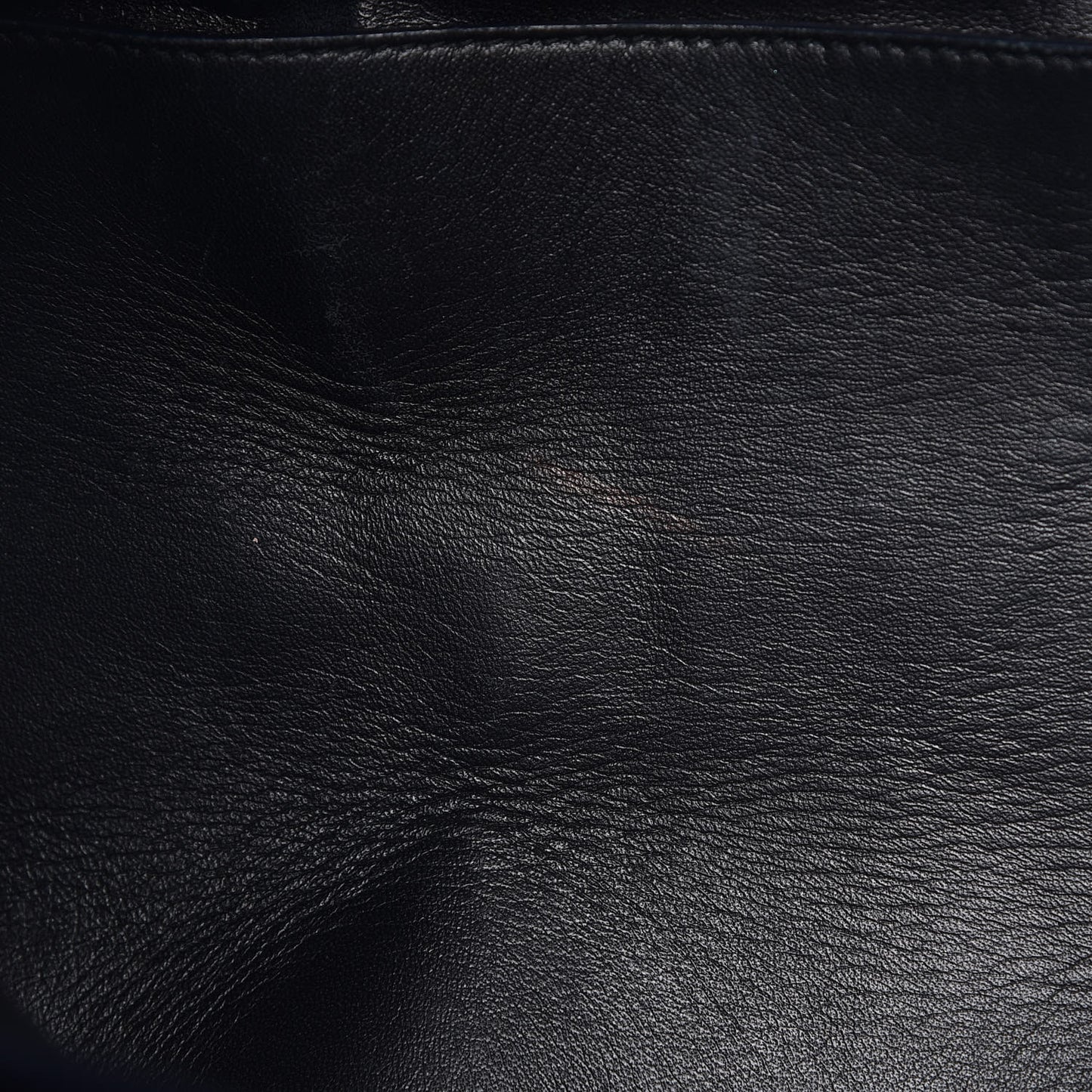 Calfskin Papier A4 Zip Around Plate Tote Bleu Indigo