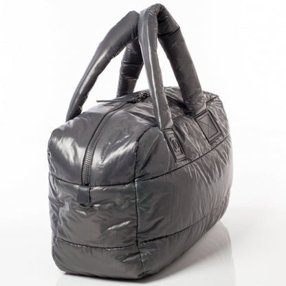 Chanel Nylon Coco Cocoon Tote Grey 5 of 10