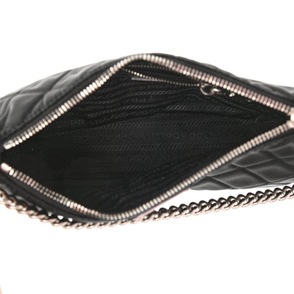 Prada Nylon Tessuto Impuntu Quilted Crossbody Bag Black 5 of 9