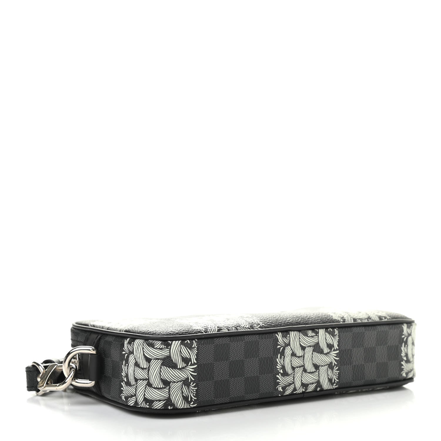 Louis Vuitton Damier Graphite Rope Pochette Volga White 6 of 12
