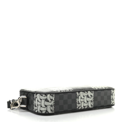 Louis Vuitton Damier Graphite Rope Pochette Volga White 6 of 12