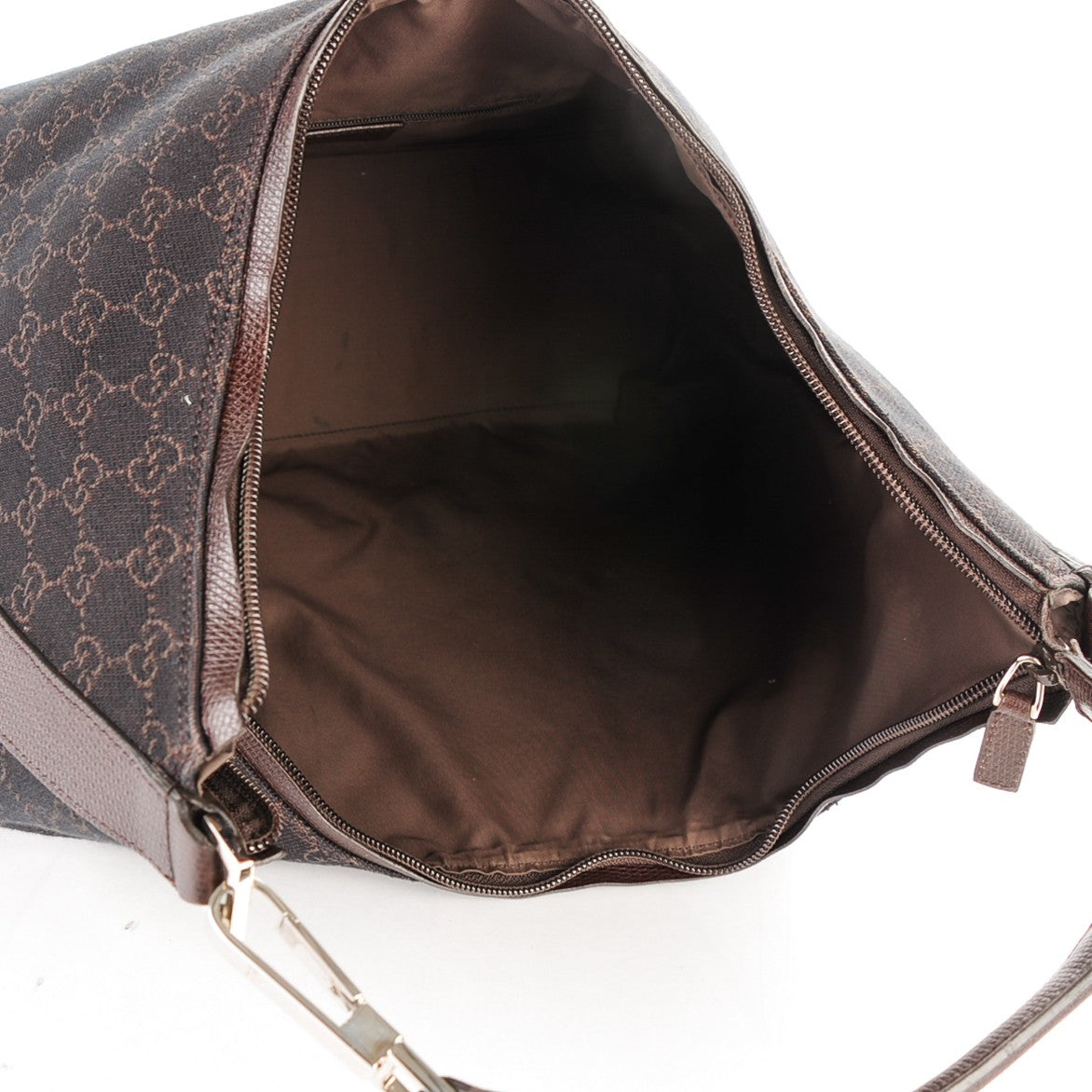 Denim Monogram Hobo Dark Brown