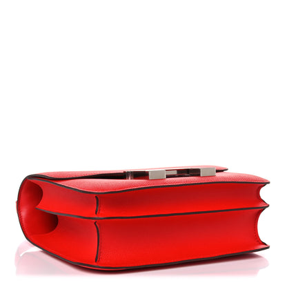 Hermes Epsom Constance 24 Rouge de Coeur 4 of 10
