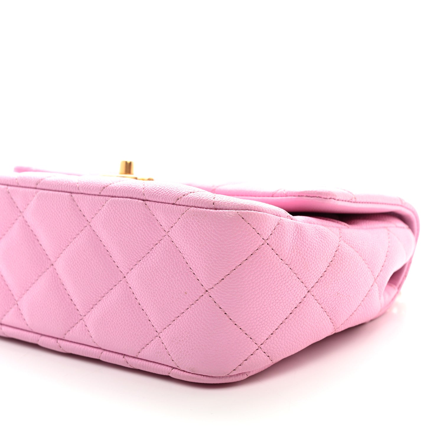 Chanel Caviar Quilted Sweetheart Flap Pink 10 of 10