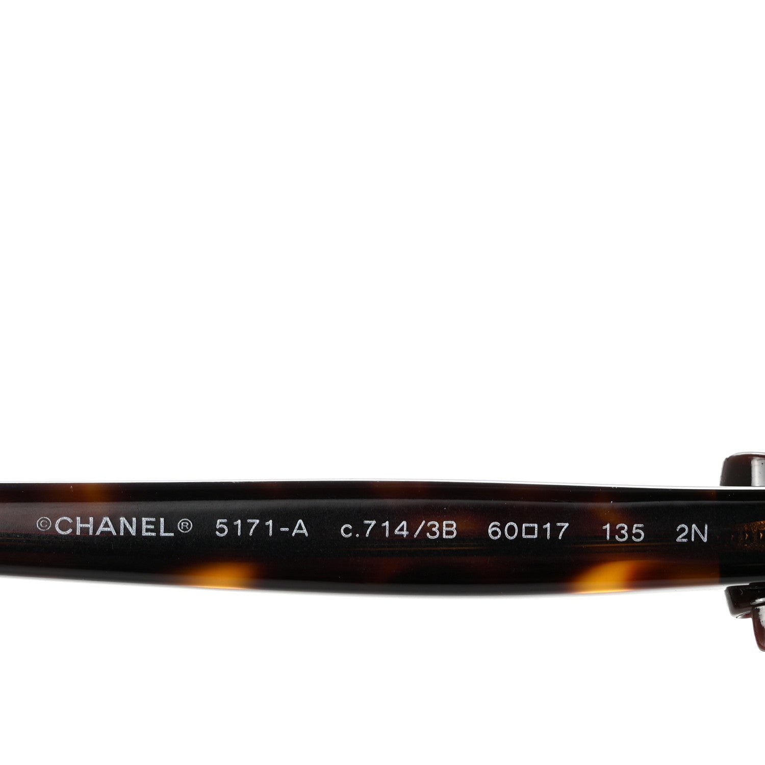 Chanel Acetate CC Bow Sunglasses 5171-A Tortoise 5 of 8