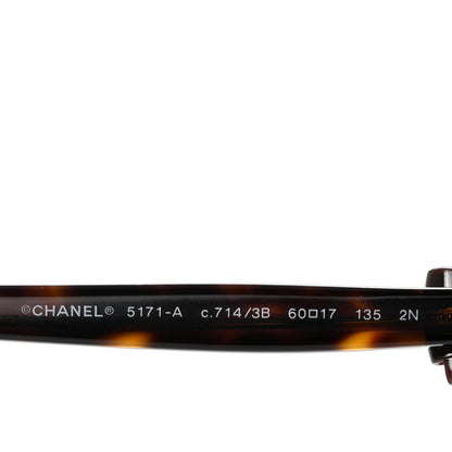 Chanel Acetate CC Bow Sunglasses 5171-A Tortoise 5 of 8