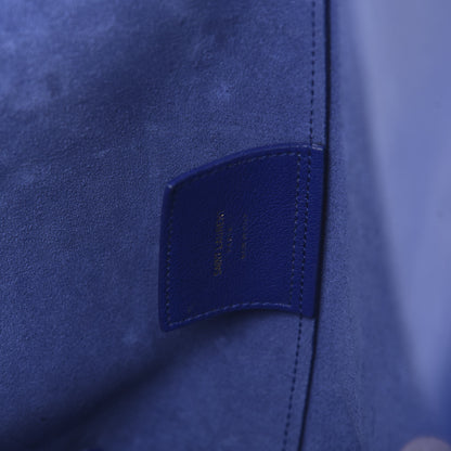 Saint Laurent Calfskin Large Shopping Tote Ultramarine 7 of 11