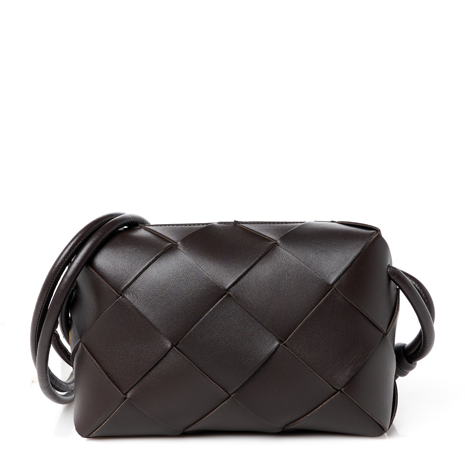 Bottega Veneta Lambskin Maxi Intrecciato Small Cassette Camera Bag Fondant 1 of 9