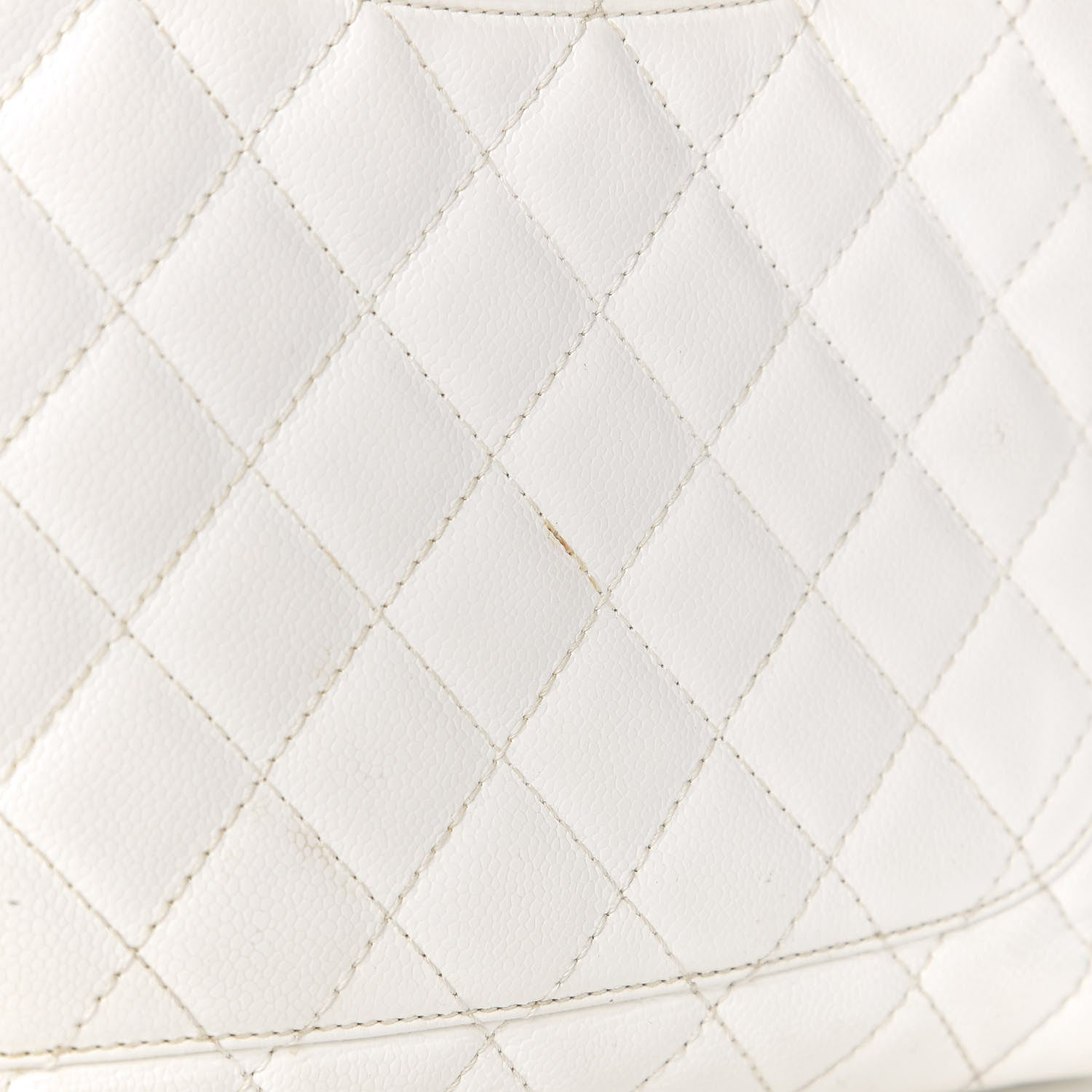 Chanel Caviar Quilted Grand Shopping Tote GST White 15 of 18