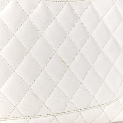 Chanel Caviar Quilted Grand Shopping Tote GST White 15 of 18