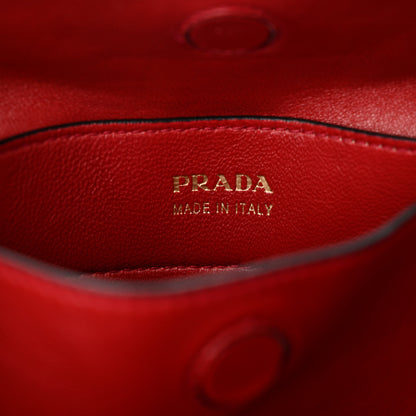 Prada Saffiano Cuir Large Double Bag Bleuette 6 of 13
