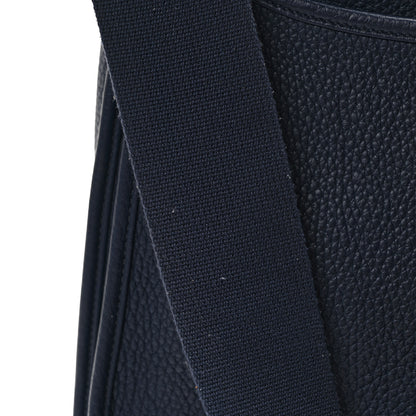 Hermes Taurillon Clemence Evelyne III GM Bleu Nuit 9 of 10