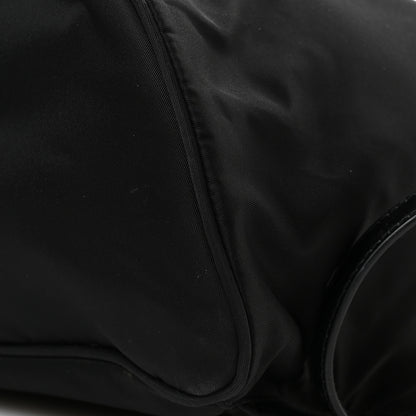 Prada Nylon Vela Saffiano Small Cinch Backpack Black 11 of 11