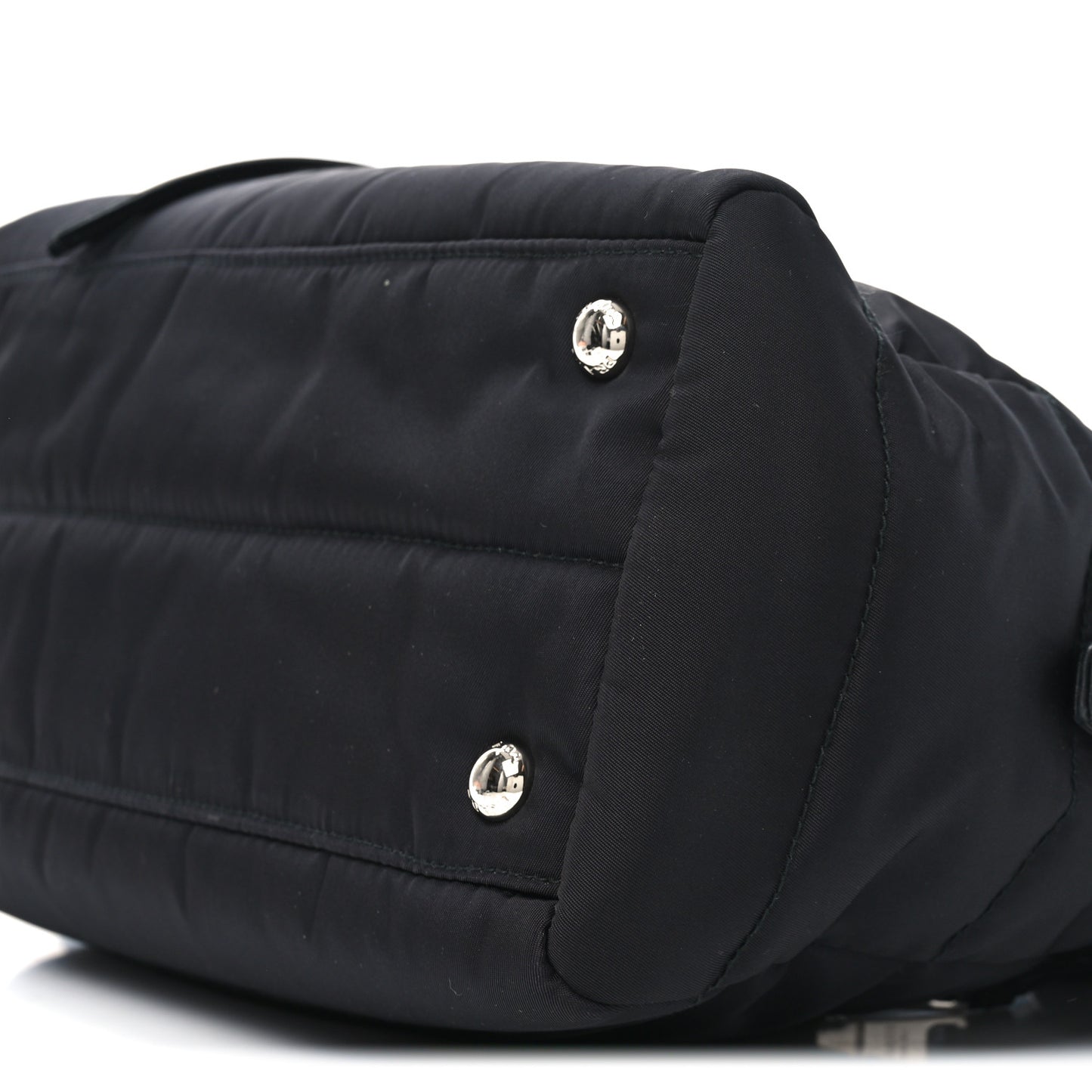 Tessuto Nylon Bomber Tote Black