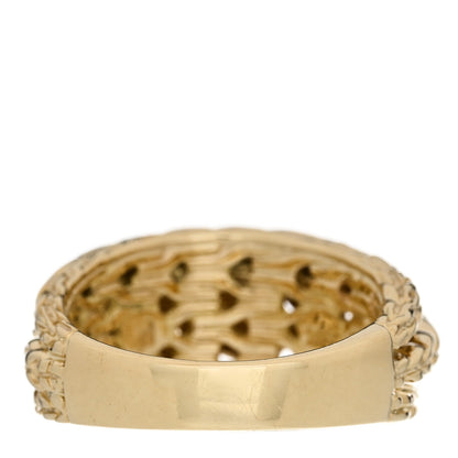 John Hardy 18K Yellow Gold Classic Chain Dome Ring 52 6 3 of 5