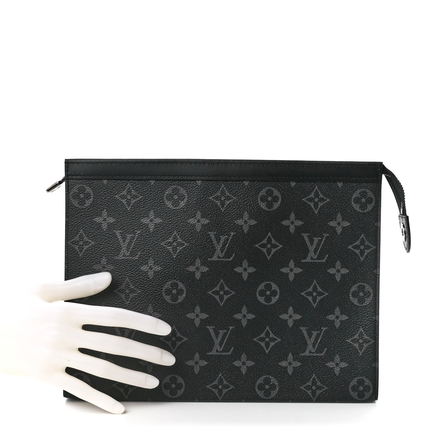 Louis Vuitton Monogram Eclipse Pochette Voyage MM 2 of 10