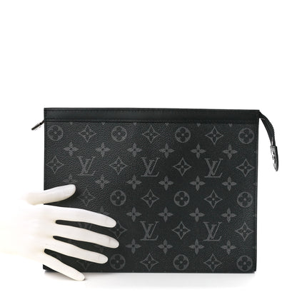 Louis Vuitton Monogram Eclipse Pochette Voyage MM 2 of 10