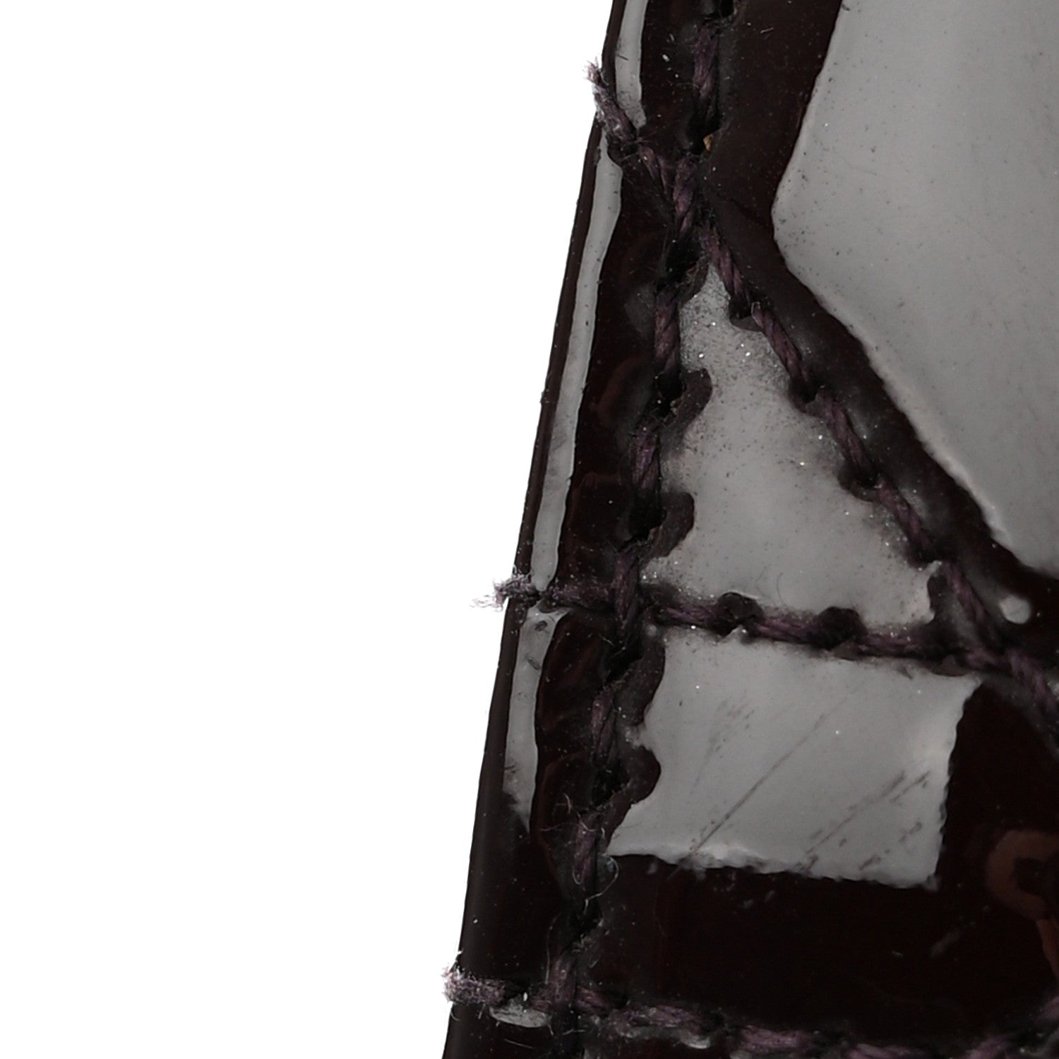 Christian Dior Patent Cannage Large Lady Dior Burgundy 10 of 10
