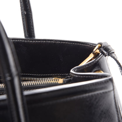 Prada Saffiano Vernice Tote Black 9 of 13